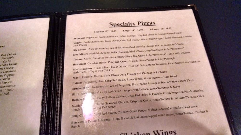 Blackstone Pizza Co Menu image 4